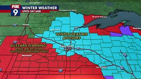 Blizzard warning continues until Sat morning