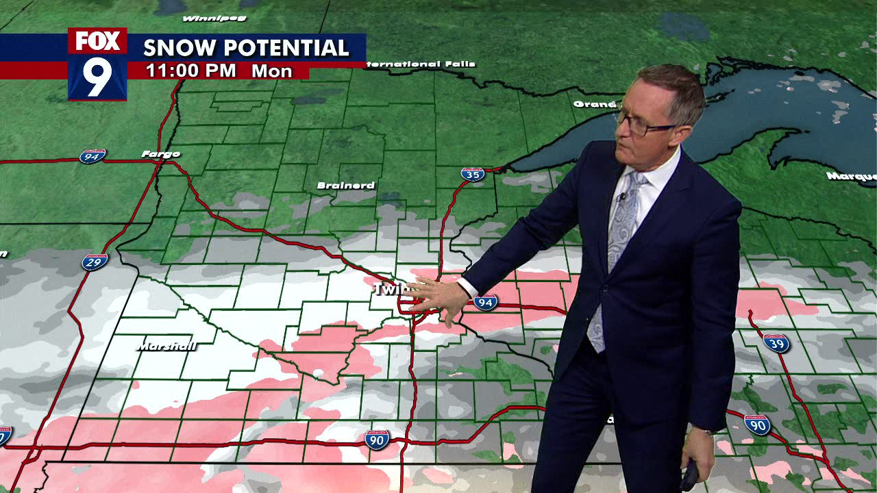 Minnesota weather: Storm arriving Monday night, brings snow for some, ice for others