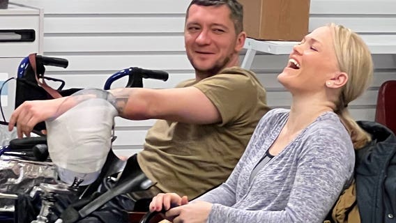 Meet the Minnesotan woman who lost eyesight and leg but now helps wounded Ukrainian soldiers