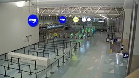 MSP Airport empty during Minnesota snowstorm