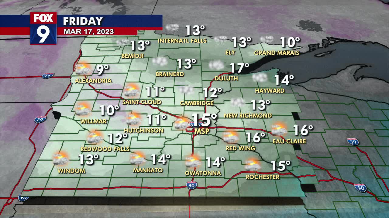 Minnesota weather: January-like cold on Friday