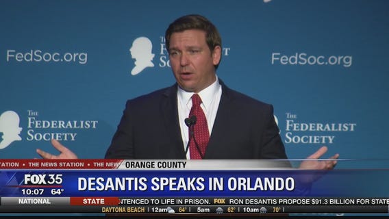 Gov.DeSantis speaks in Central Florida