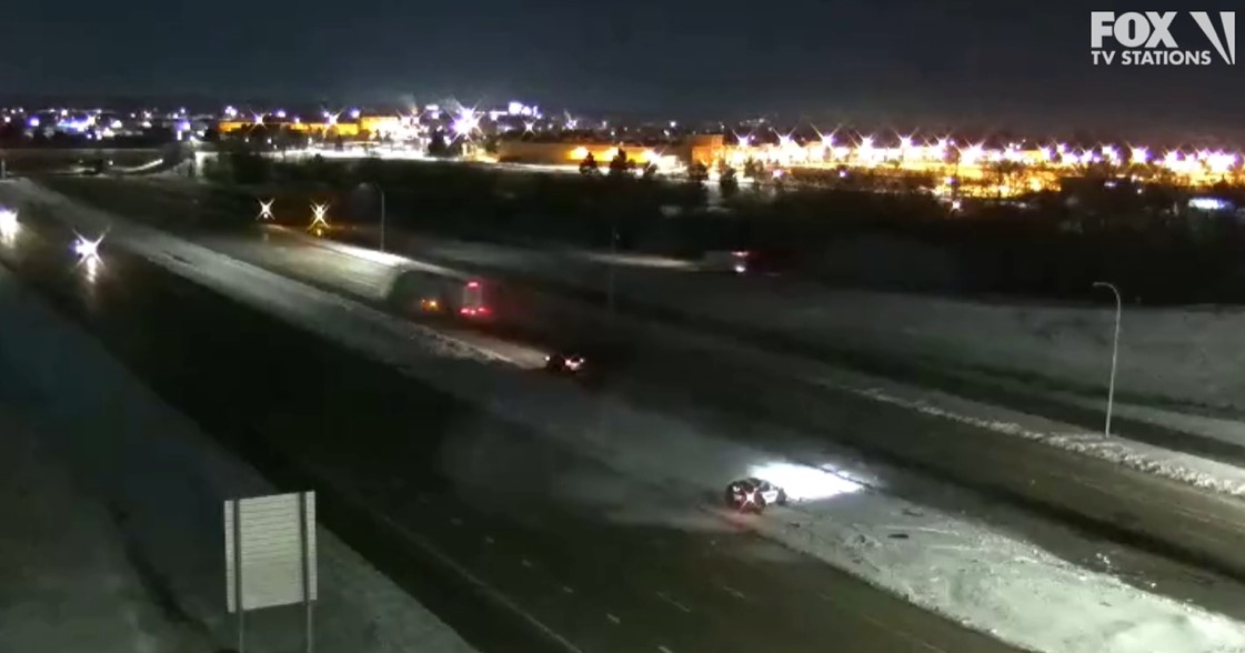 MnDOT traffic cameras during, after crash involving Eagan officer