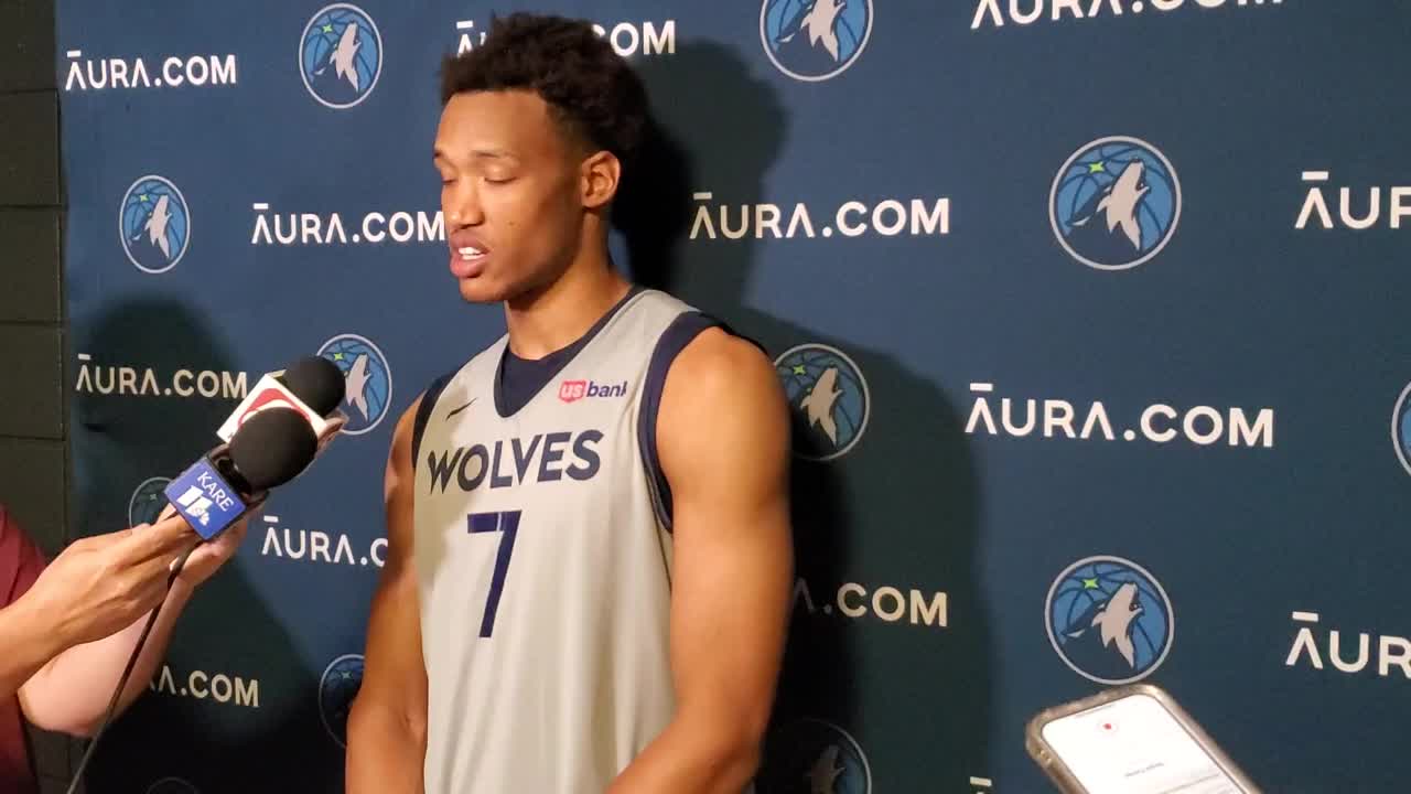 Timberwolves Wendell Moore discusses goals
