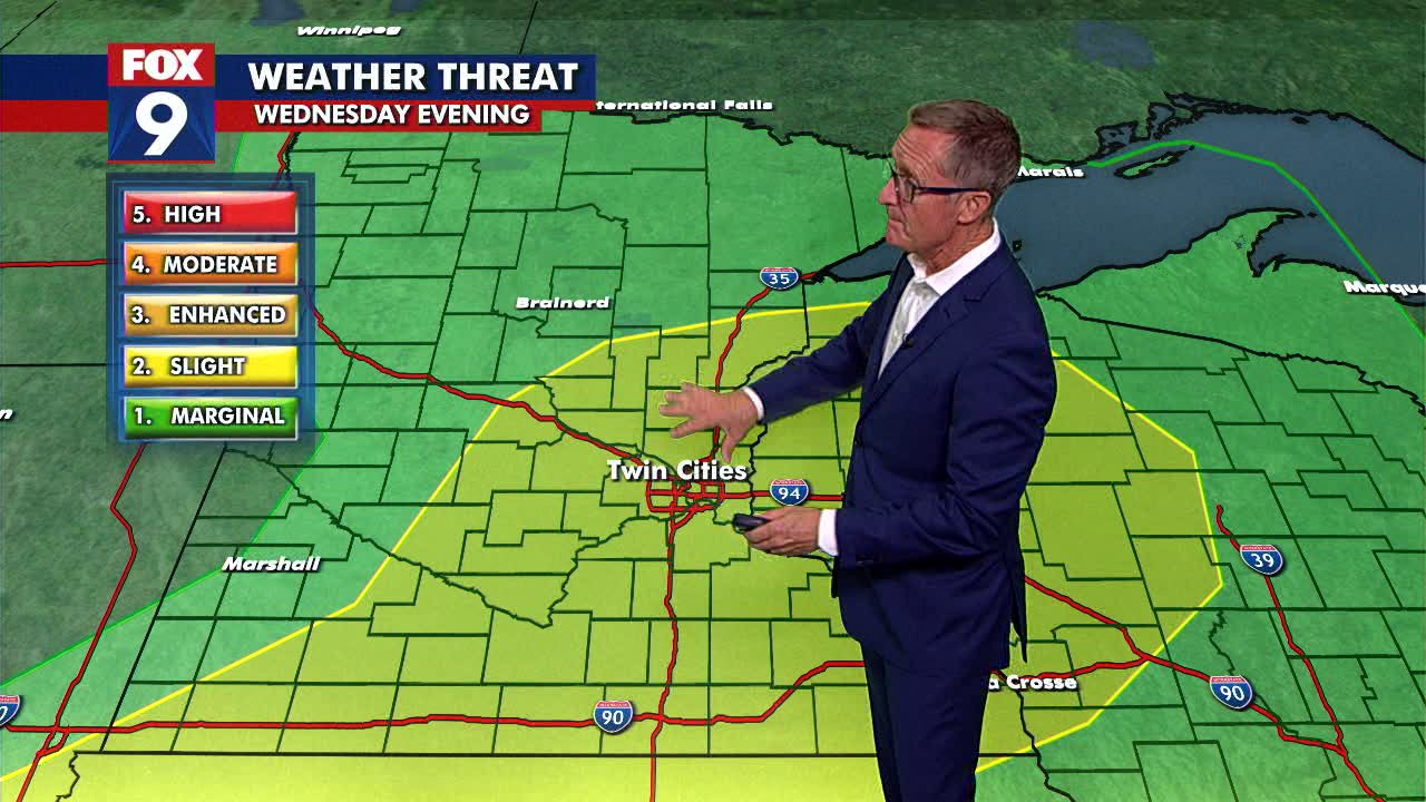 Minnesota weather: Strong storms possible on Wednesday