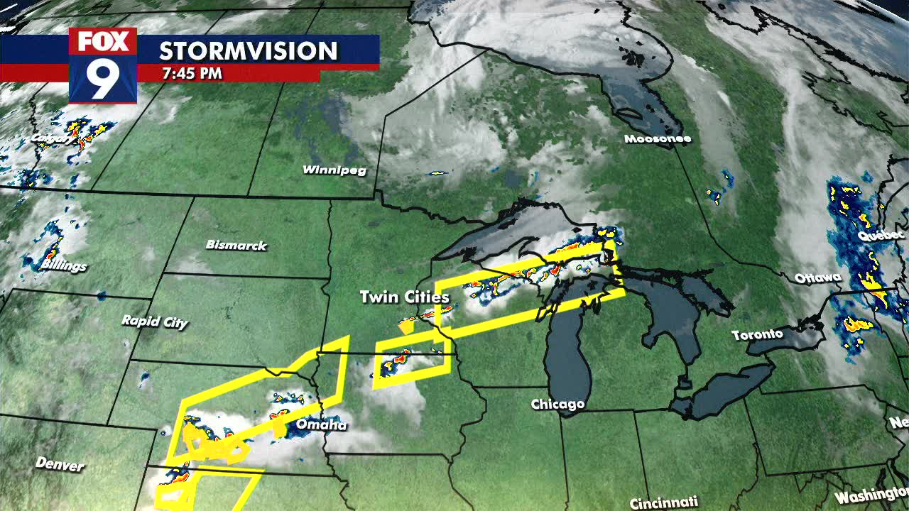 Minnesota weather: Storms push through