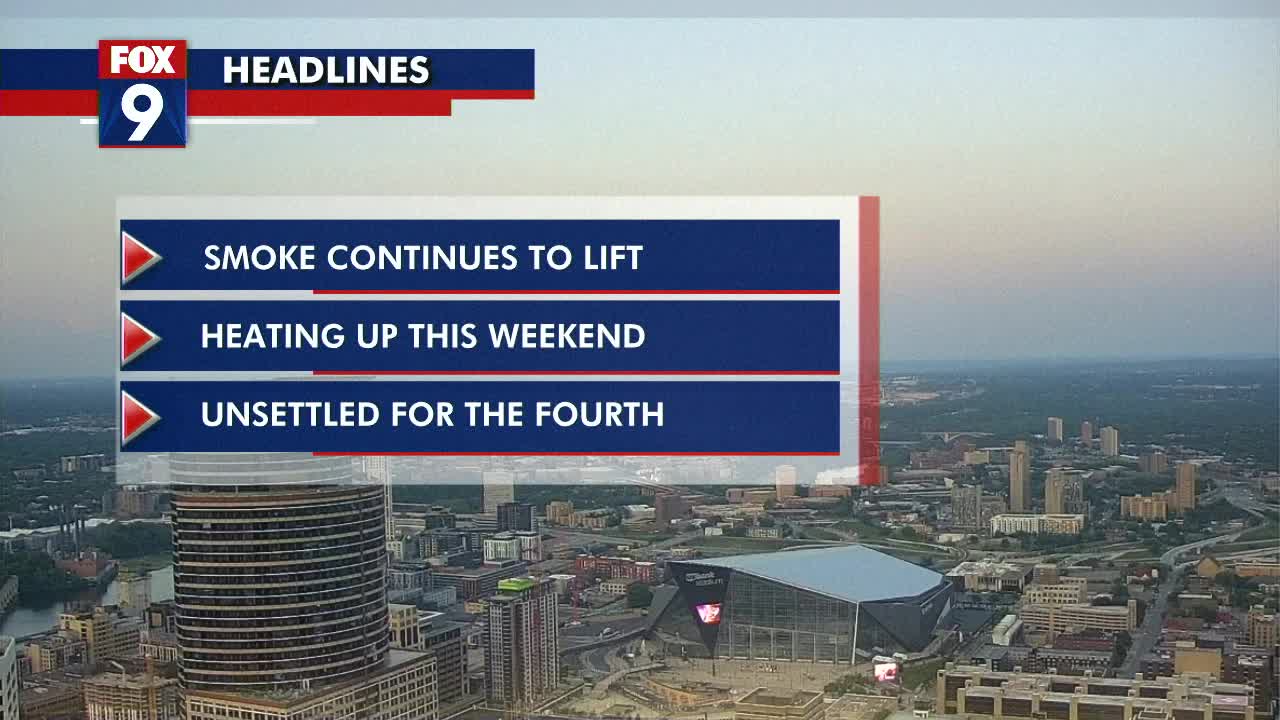 Minnesota weather: Heating up for July 4