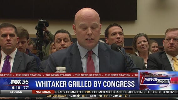 Acting Attorney General Whitaker before Congress