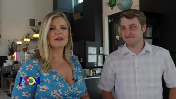 Kendall tries her hand at being a barista