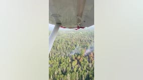 Superior National Forest fire spotted