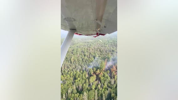 Superior National Forest fire spotted