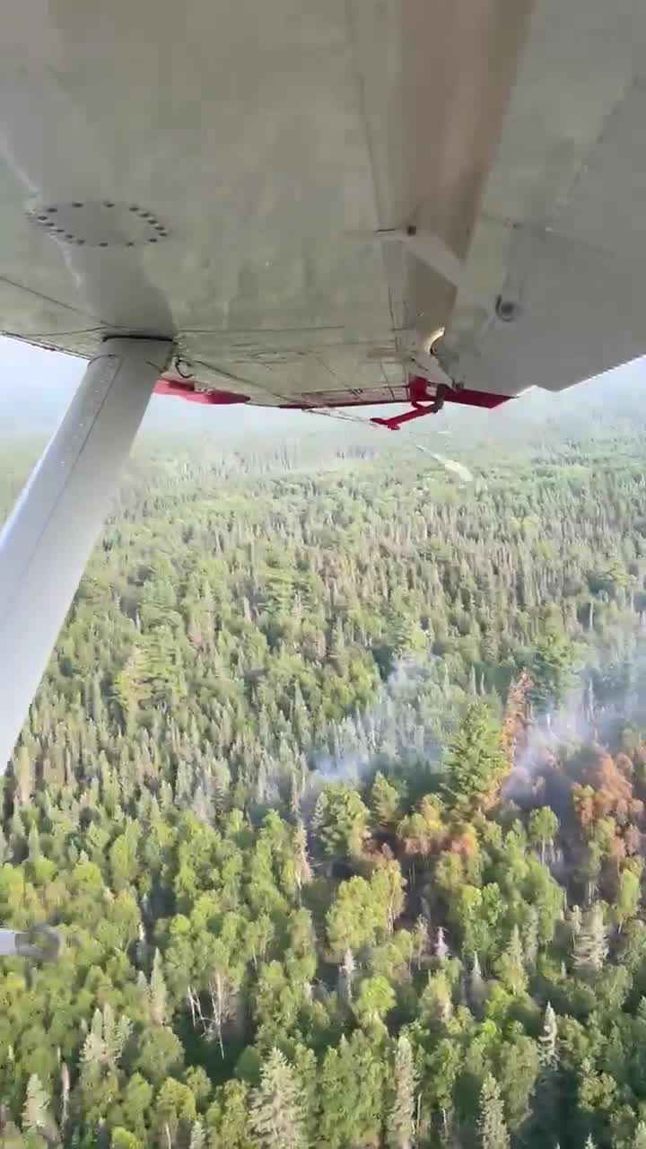 Superior National Forest fire spotted