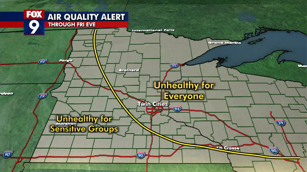 MN weather: Air quality alert