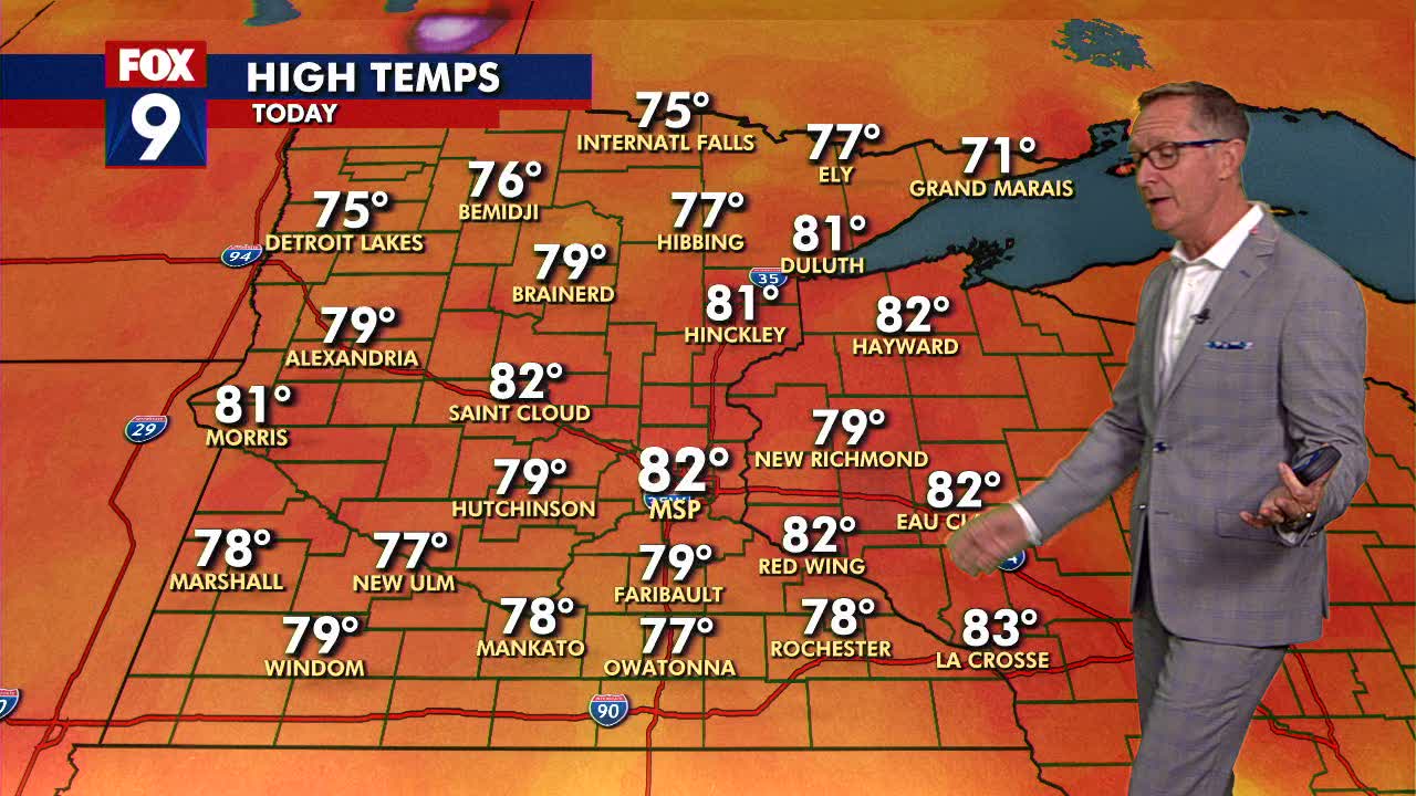 MN weather: Pleasant temps ahead