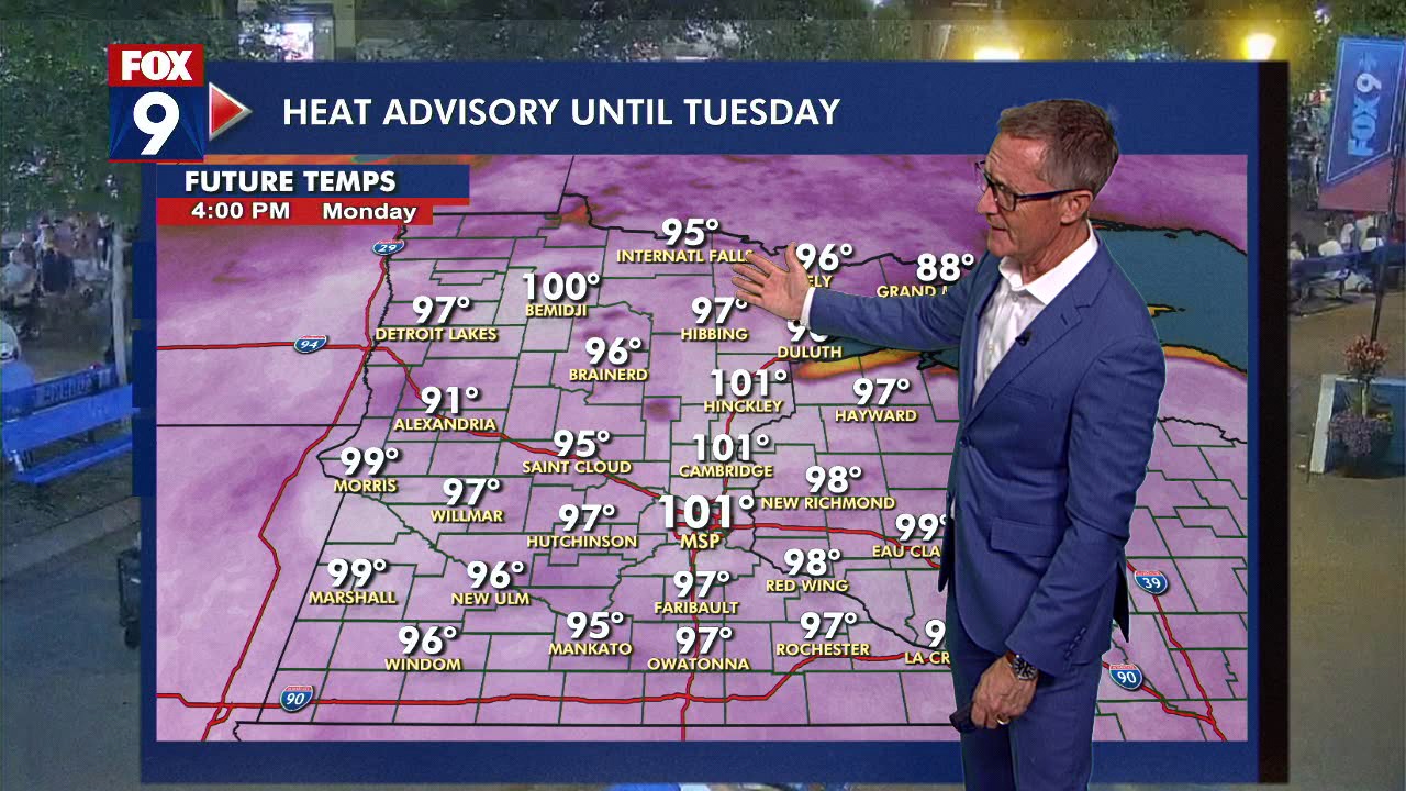 Minnesota weather: Heat continues on Labor Day