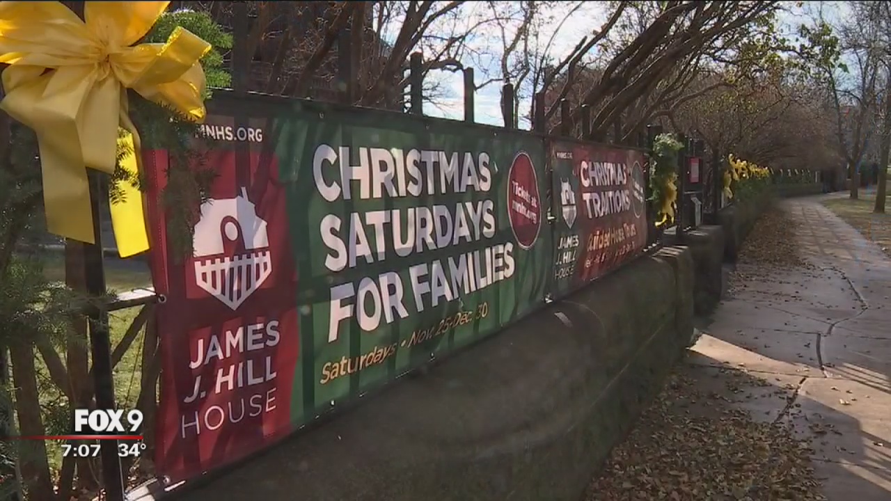 James J. Hill House Tours during the holidays