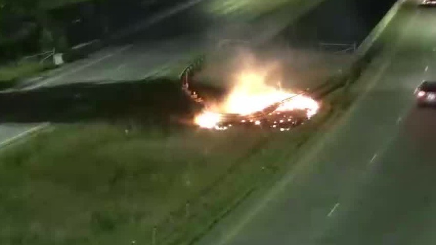 Sparking truck leads to grass fire in Shakopee