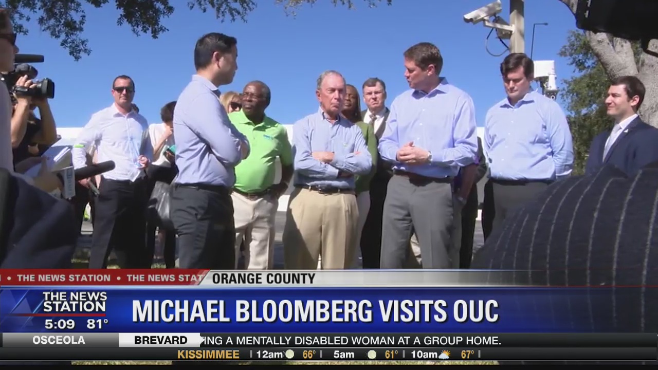 Michael Bloomberg visits Orlando
