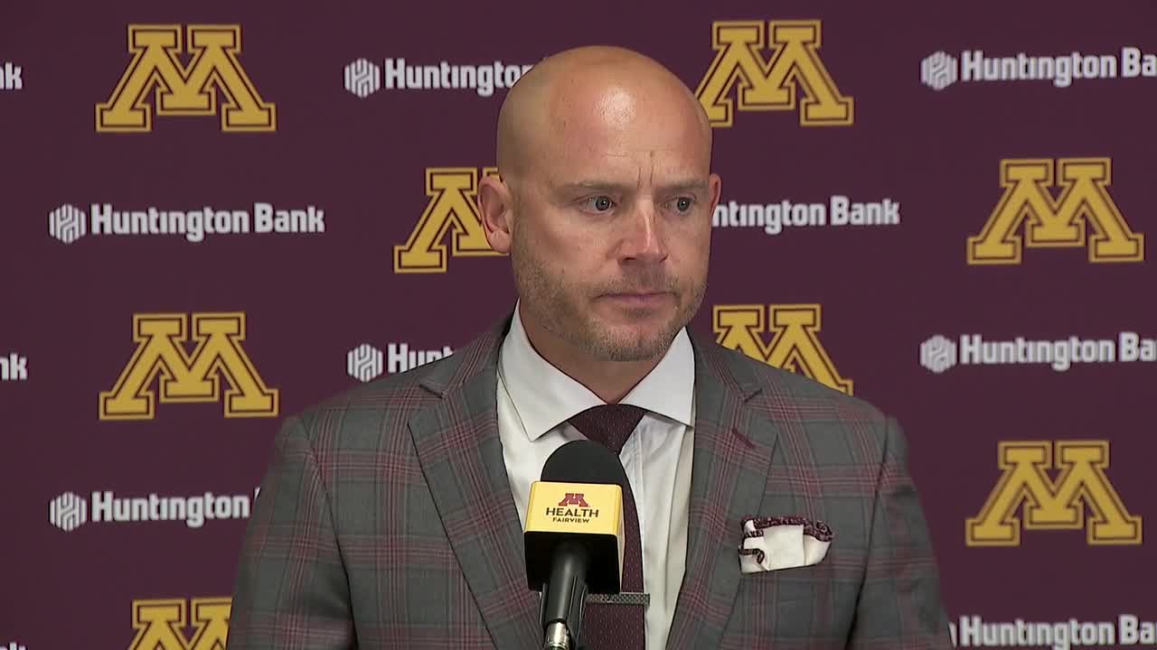 PJ Fleck shares powerful message on Sept. 11 at Gophers night practice