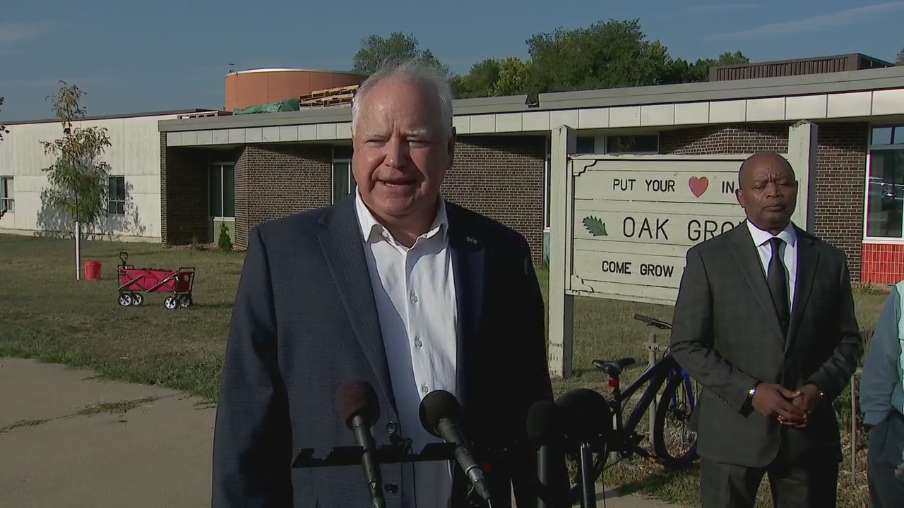 Gov. Walz speaks on SROs, first day of school