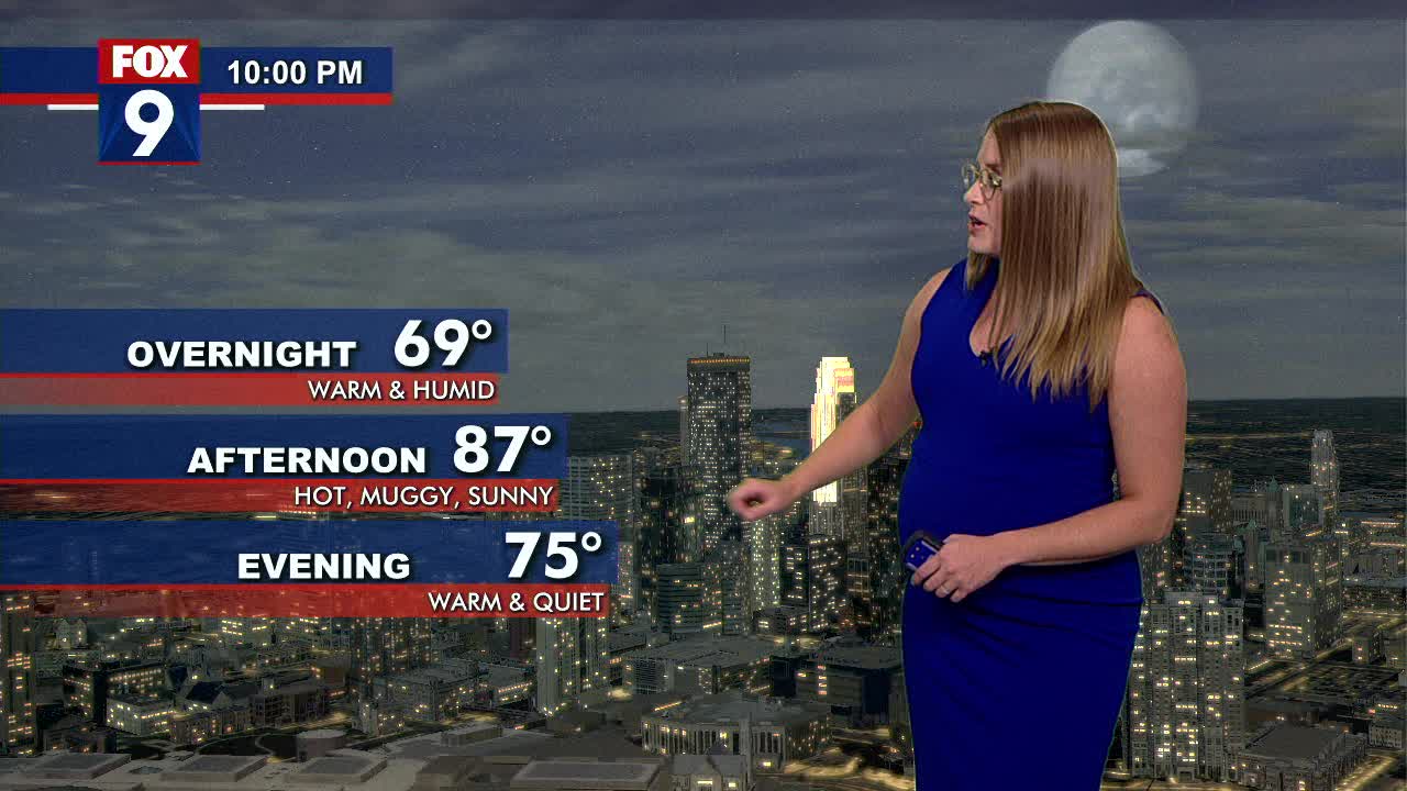 MN weather: Warm and sticky Saturday night