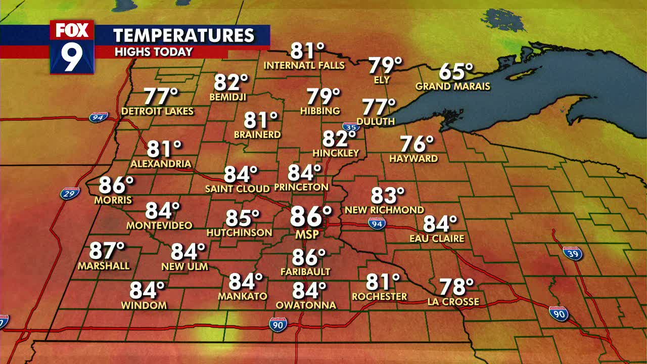MN weather: Summer-like; rain this weekend