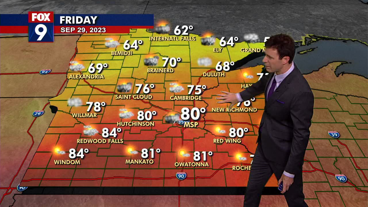 Friday's Forecast: Early thunderstorms