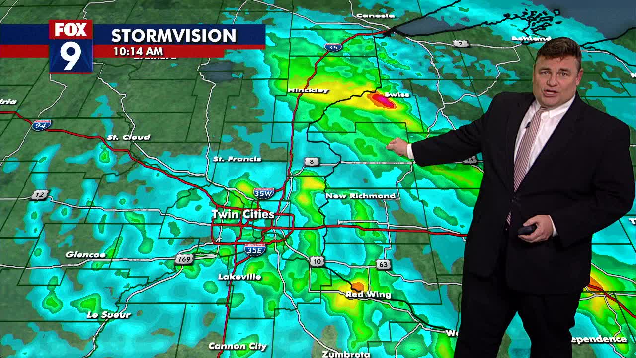 Tuesday's afternoon forecast: light rain ahead