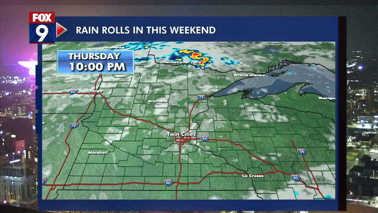 Goodbye summer heat, rain ahead this weekend