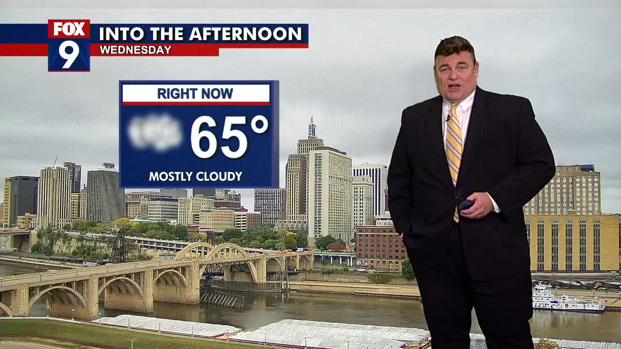 Wednesday's midday forecast: Highs in the 60s