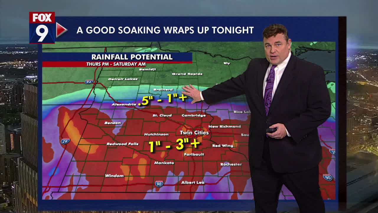 MN weather: Heavy rains and gusty winds