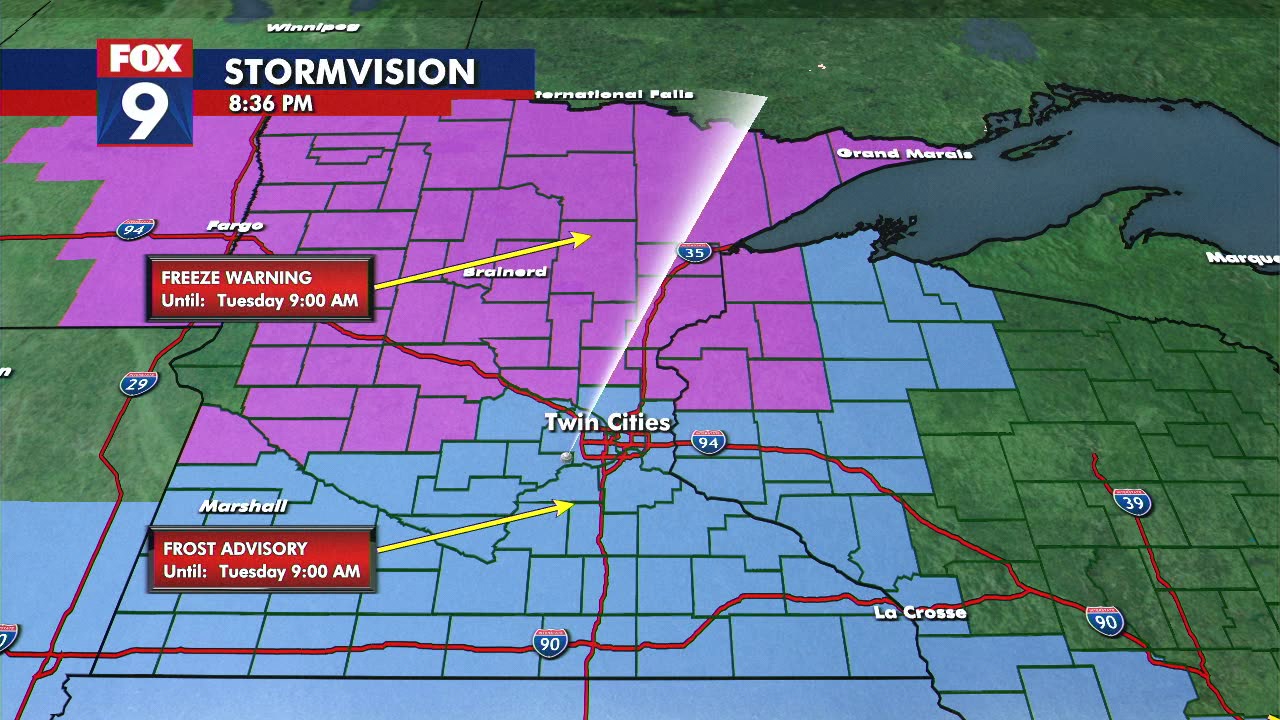Minnesota weather: Another frost advisory