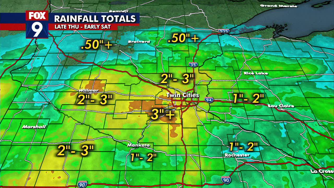 Minnesota weather: Less damp with Sunday afternoon sunshine