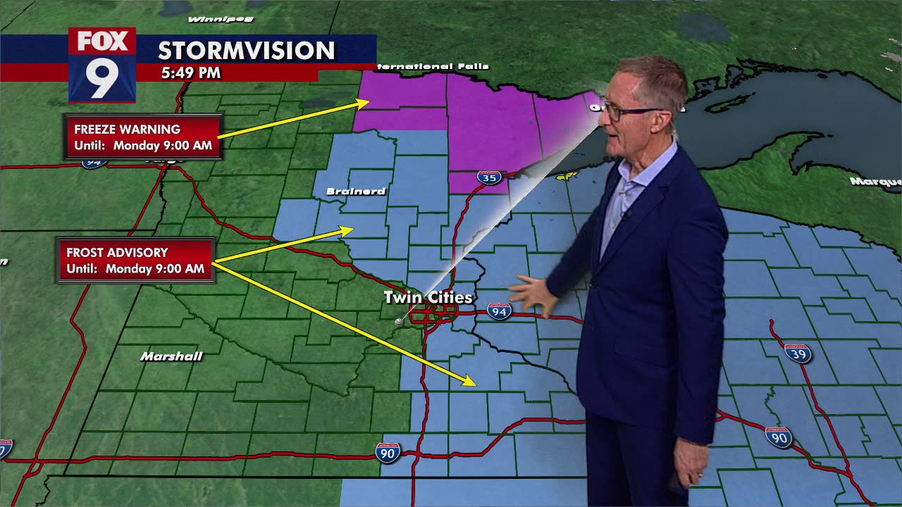 Minnesota weather: Frost advisory issued