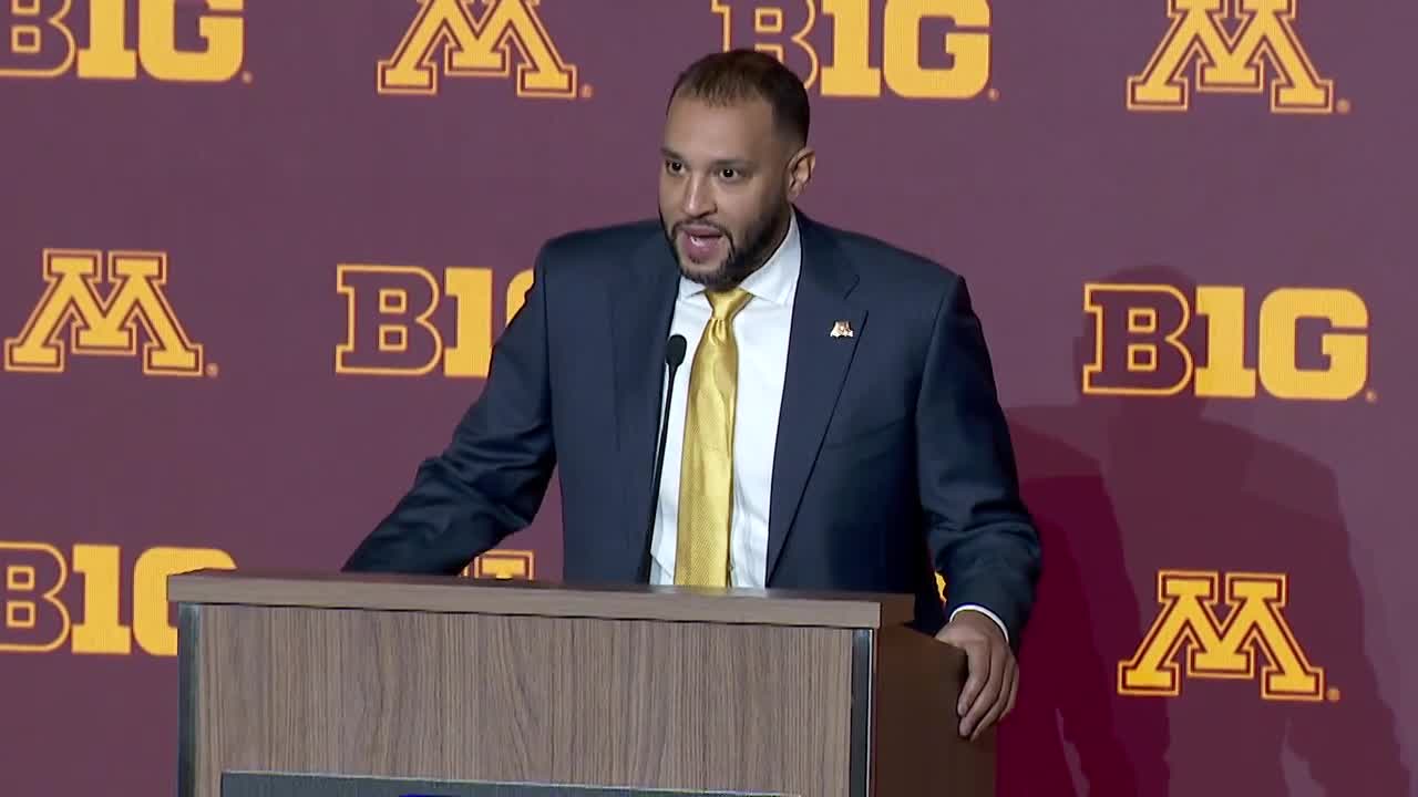 Gophers Ben Johnson speaks at Big Ten Media Days