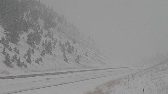North Dakota gets October snow