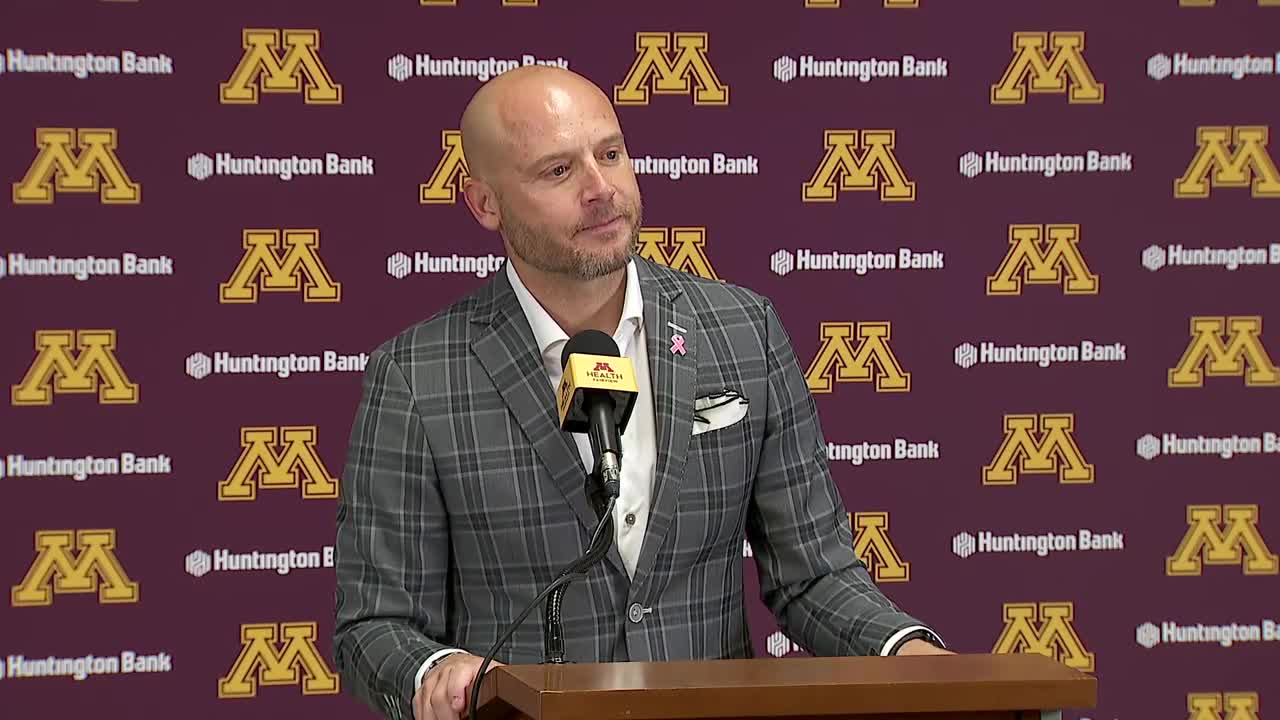 Gophers coach PJ Fleck talks invalid fair catch