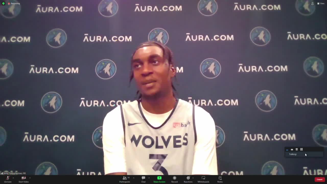 Jaden McDaniels discusses new contract