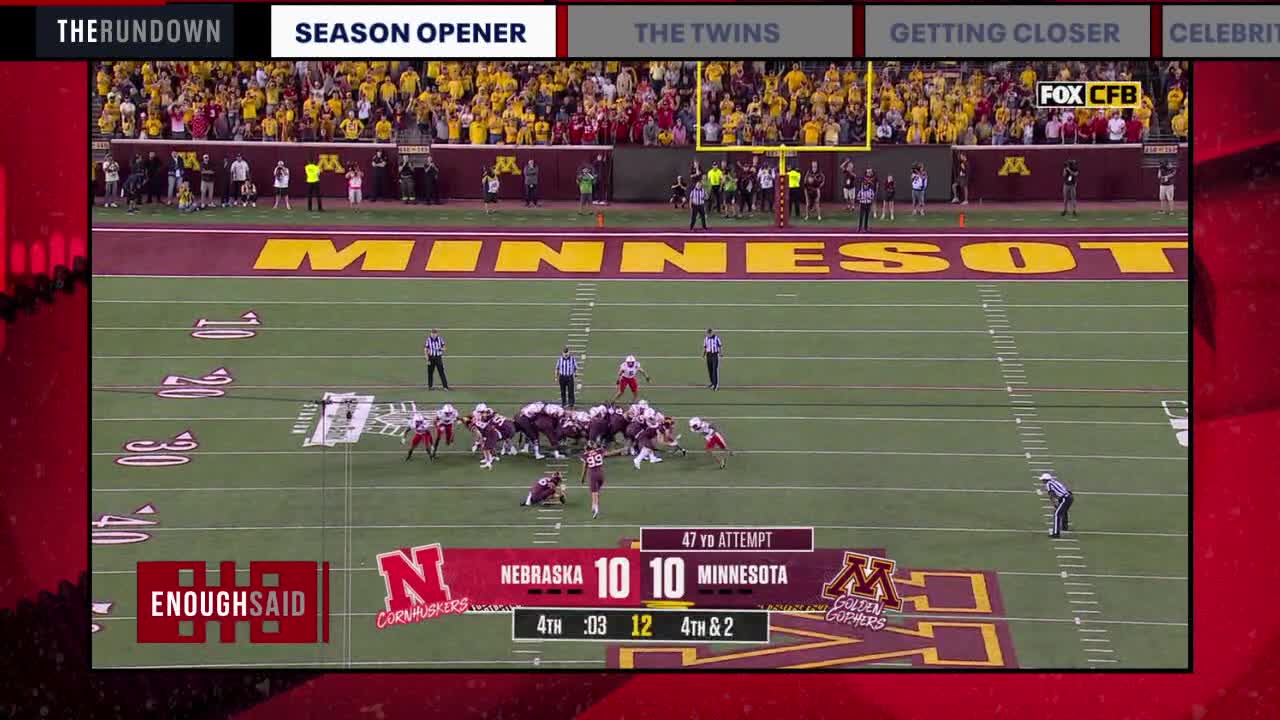 Enough Said: Gophers win, Vikings get ready, and Minnesota State Fair fun