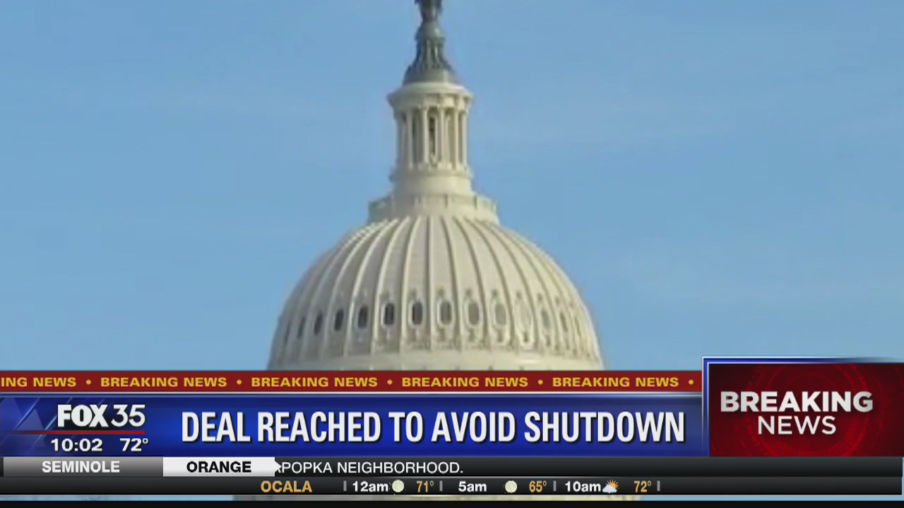 Possible deal reached to avoid another shutdown