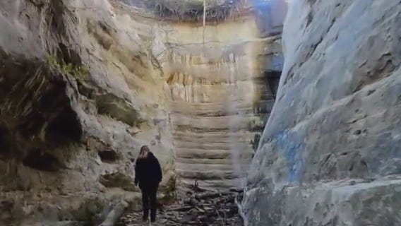 On the Map: St. Paul slot canyon