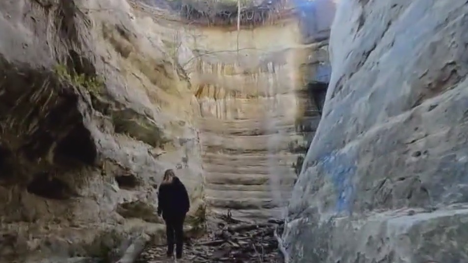 On the Map: St. Paul slot canyon