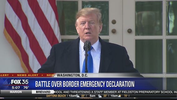 Battle brews over border emergency declaration