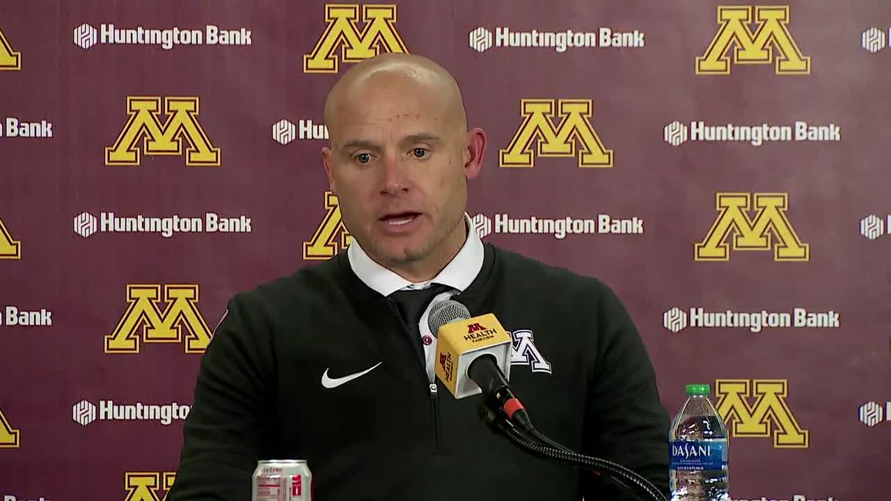 Gophers PJ Fleck talks 27-12 win over Michigan State