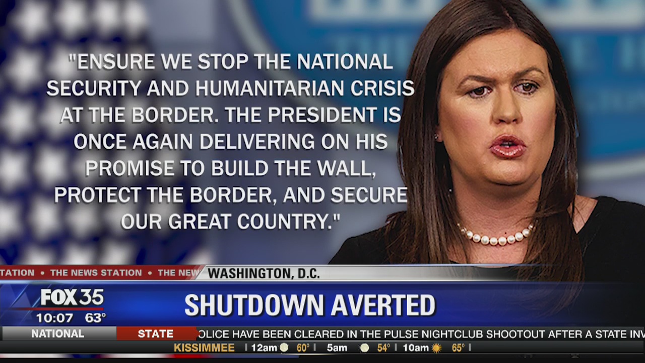 Government shutdown averted