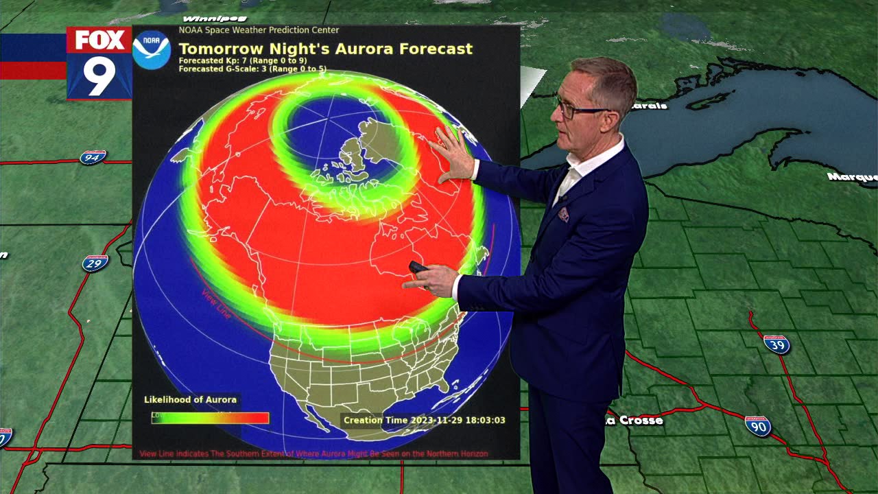 Northern Lights possible in MN on Thursday