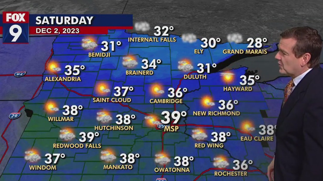 MN weather: Mix of sun and clouds for Saturday | FOX 9 Minneapolis-St. Paul