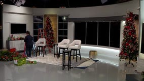 Good Day set gets holiday makeover: Timelapse