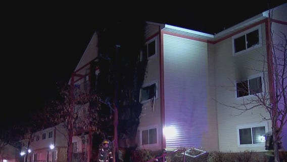 Crews battle apartment fire in Minneapolis