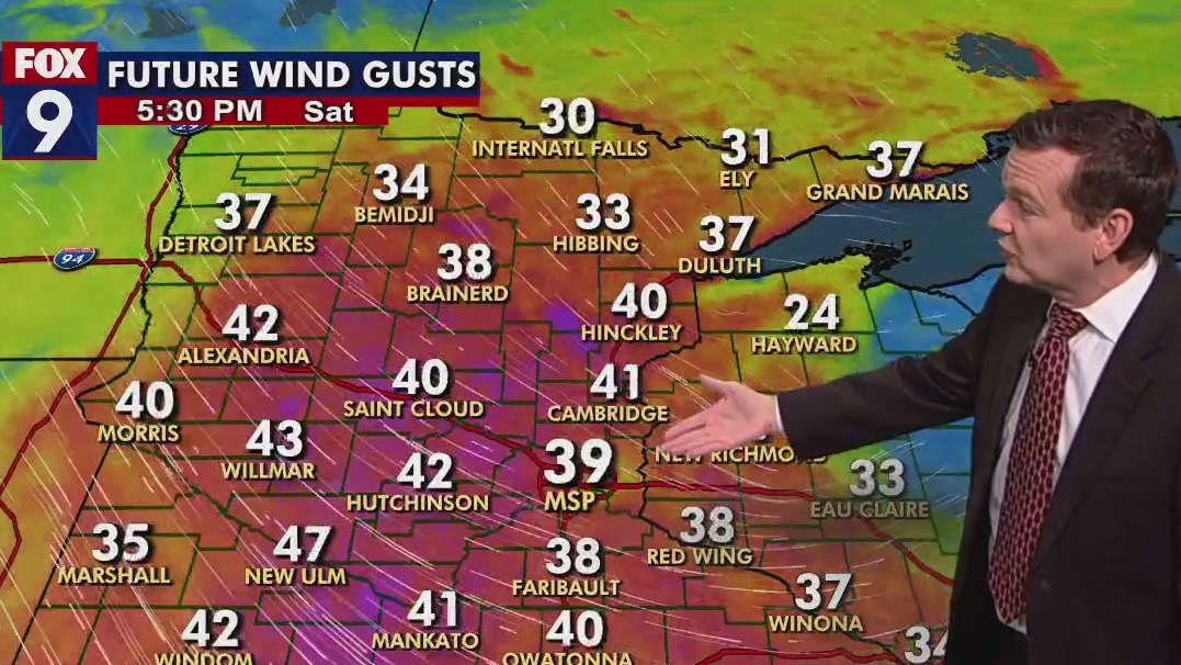 MN weather: Blustery, snowy Saturday